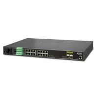 PLANET IGS-5225-16T4S Industrial L2+ 16-Port 10/100/1000T + 4-Port 100/1000X SFP Managed Ethernet Switch (-40~75 degrees C)